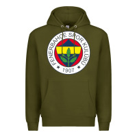 Army Green fenerbahçe Premium Hoodie - linhVisuals