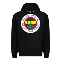 Black fenerbahçe Premium Hoodie - linhVisuals