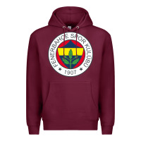 Burgundy fenerbahçe Premium Hoodie - linhVisuals
