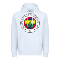 White fenerbahçe Premium Hoodie - linhVisuals