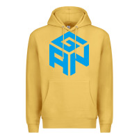 Antique Gold gancube Premium Hoodie - linhVisuals