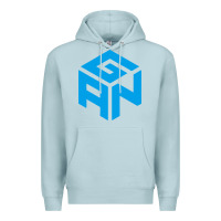 Blue Mist gancube Premium Hoodie - linhVisuals