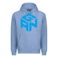 Colony Blue gancube Premium Hoodie - linhVisuals