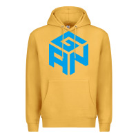 Mustard gancube Premium Hoodie - linhVisuals