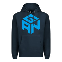 Navy gancube Premium Hoodie - linhVisuals