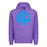 Purple gancube Premium Hoodie - linhVisuals