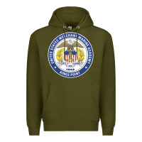 Army Green United States Merchant Marine Academy Premium Hoodie - linhVisuals