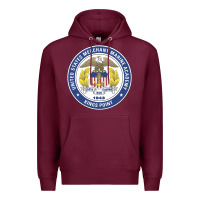 Burgundy United States Merchant Marine Academy Premium Hoodie - linhVisuals
