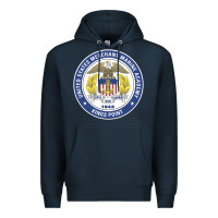 Navy United States Merchant Marine Academy Premium Hoodie - linhVisuals