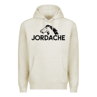 Oatmeal Heather jordache Premium Hoodie - linhVisuals