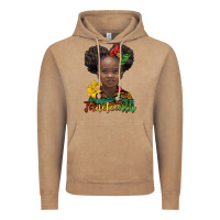 Vintage Coffee juneteenth african girl Vintage Hoodie - BarkalooDesign