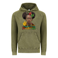 Vintage Olive juneteenth african girl Vintage Hoodie - BarkalooDesign