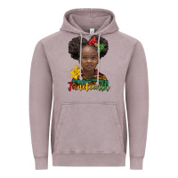 Vintage Zinc juneteenth african girl Vintage Hoodie - BarkalooDesign