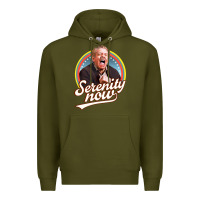 Army Green serenity later serenity now Premium Hoodie - linhVisuals