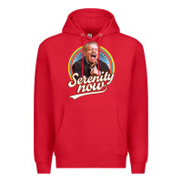 Red serenity later serenity now Premium Hoodie - linhVisuals