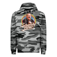 Slate Camo serenity later serenity now Premium Hoodie - linhVisuals