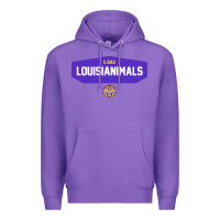 Purple lsu louisianimals Premium Hoodie - linhVisuals