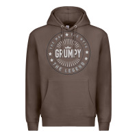 Coffee graphic 365 grumpy the legend men funny gift Premium Hoodie - linhVisuals