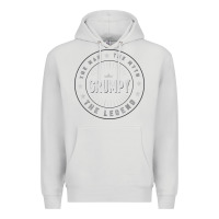 Dove Grey graphic 365 grumpy the legend men funny gift Premium Hoodie - linhVisuals