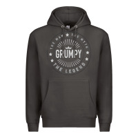 Smoke graphic 365 grumpy the legend men funny gift Premium Hoodie - linhVisuals