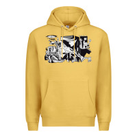 Antique Gold guernica artwork Premium Hoodie - linhVisuals