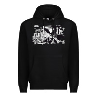 Black guernica artwork Premium Hoodie - linhVisuals