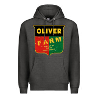 Charcoal Heather oliver farm Premium Hoodie - linhVisuals