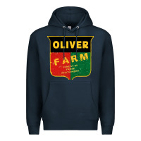 Navy oliver farm Premium Hoodie - linhVisuals