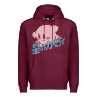 Burgundy kirby kanji Premium Hoodie - linhVisuals