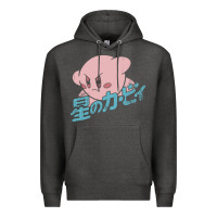 Charcoal Heather kirby kanji Premium Hoodie - linhVisuals