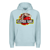 Blue Mist clever girl Premium Hoodie - linhVisuals