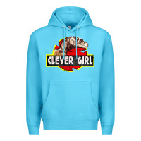 Ocean Blue clever girl Premium Hoodie - linhVisuals