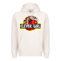 Pale Pink clever girl Premium Hoodie - linhVisuals