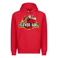 Red clever girl Premium Hoodie - linhVisuals