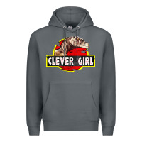 Rock clever girl Premium Hoodie - linhVisuals