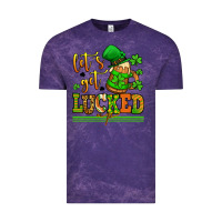 Cloud Purple lets get lucked up st patricks Vintage Tee - LillyAllenDesigns