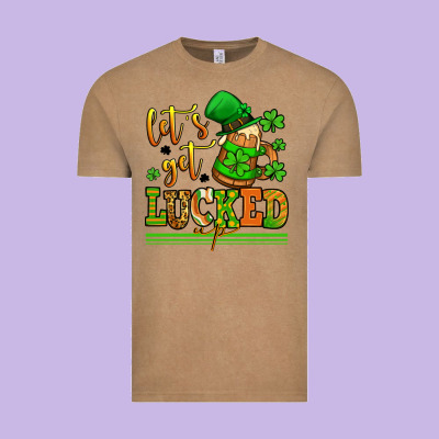Lets Get Lucked Up St Patricks Vintage Tee Designed By Lillyallendesigns