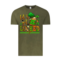 Vintage Olive lets get lucked up st patricks Vintage Tee - LillyAllenDesigns