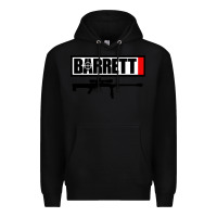 Black barrett firearm company Premium Hoodie - linhVisuals