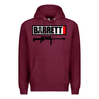 Burgundy barrett firearm company Premium Hoodie - linhVisuals