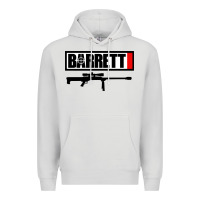 Dove Grey barrett firearm company Premium Hoodie - linhVisuals