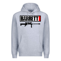 Heather Grey barrett firearm company Premium Hoodie - linhVisuals