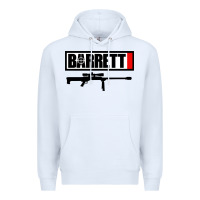 White barrett firearm company Premium Hoodie - linhVisuals