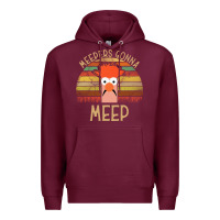 Burgundy the muppet show beaker meepers gonna meep Premium Hoodie - linhVisuals