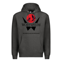 Charcoal Heather wolfsheim german music Premium Hoodie - linhVisuals