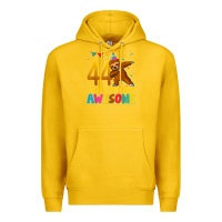 Lemon 44 years old birthday sloth dabbing 44th birthday sloth Premium Hoodie - linhVisuals