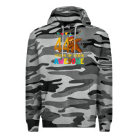 Slate Camo 44 years old birthday sloth dabbing 44th birthday sloth Premium Hoodie - linhVisuals