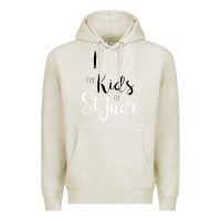 Oatmeal Heather i love and heart the kids of st jude shirt for runners Premium Hoodie - linhVisuals