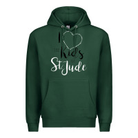Sports Green i love and heart the kids of st jude shirt for runners Premium Hoodie - linhVisuals