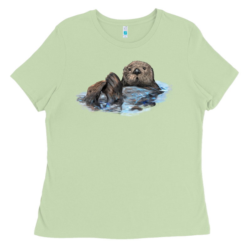 California Sea Otter Ladies Tee by LillyAllenDesigns | Teevron